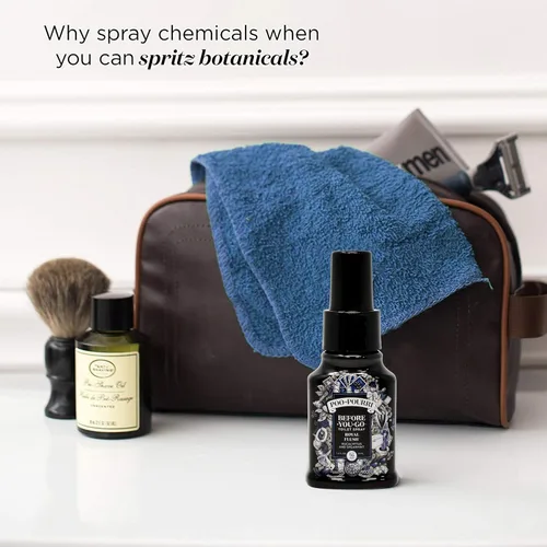 Vista 2 de Poo-Pourri Royal Flush Before You Go - Aerosol para inodoro, botella de 1.4 onzas, paquete de 3