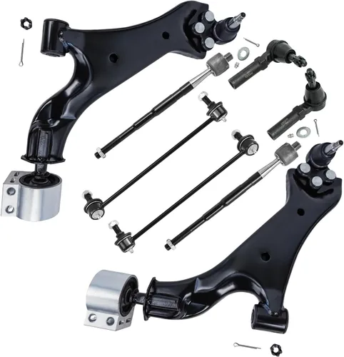 Vista 90 de Detroit Axle - Kit de suspensión frontal de 8 piezas para Chevy GMC Silverado Sierra Suburban 1500 Yukon Avalanche Cadillac Escalade brazos