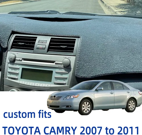 Vista 2 de Cubierta del Tablero Cubierta del Tablero de Instrumentos Alfombrilla Almohadilla Ajuste Personalizado para Toyota Camry 2007 2008 2009 2010 2011