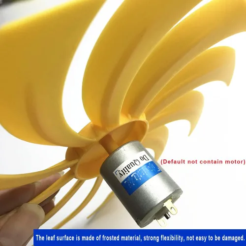 Vista 5 de Cuchilla de ventilador de plástico de 6.9 pulgadas, 11 hojas con orificio redondo de 0.078 pulgadas, accesorios de repuesto para aspas de ventilador