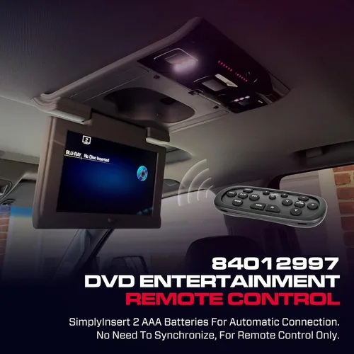 Vista 4 de 84012997 Consolas traseras de repuesto de control remoto de entretenimiento DVD para Chevy Silverado/Suburban/Tahoe 2014-2020, GMC Sierra/Yukon