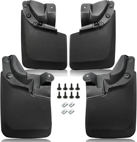 Guardabarros de lodo para 2016 2017 2018 2019 2020 2021 2021 Toyota Tacoma (No es compatible con SR o SR5) Delantero y trasero 4 piezas Compatible