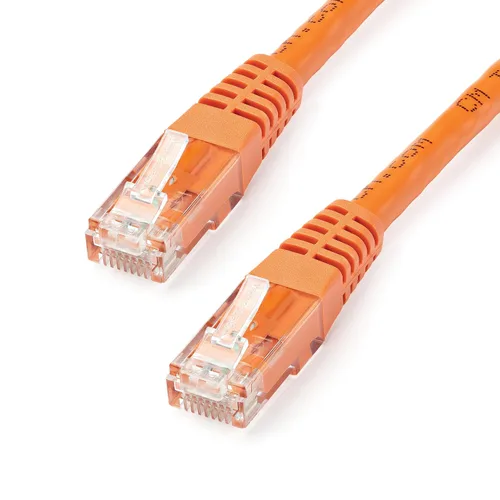 Vista 43 de StarTech. com Cable Ethernet CAT6 de 1 pie – Cable Ethernet CAT 6 Gigabit negro -650MHz 100W PoE++ RJ45 UTP moldeado Categoría 6 Network/Patch Cord