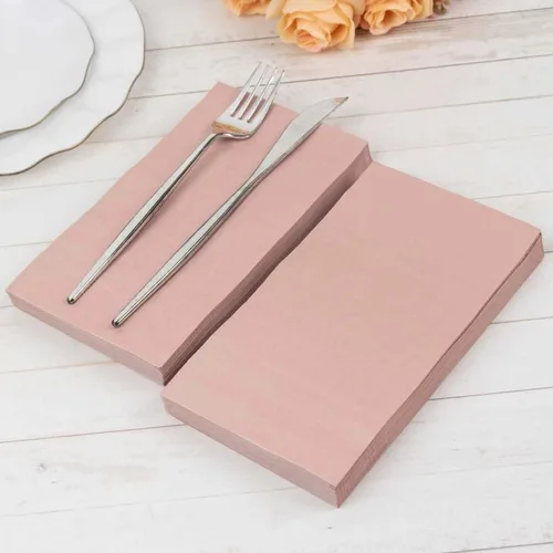 Vista 12 de Efavormart 50 Pack 5"x5" Servilletas azules de papel suaves de 2 capas, servilletas desechables para cóctel - 18 GSM