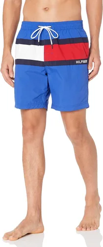 Tommy Hilfiger Bañador con bandera de 7" para hombre con secado rápido