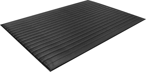 Guardian Air Step - Tapete antifatiga para piso, vinilo, 2 x 3 pies, negro, reduce la fatiga y las molestias, se puede cortar fácilmente para
