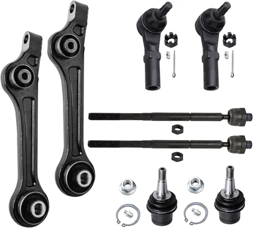 Vista 205 de Detroit Axle - Kit de brazos de control de extremo de 8 piezas para Toyota 2001-2003 Highlander 2002-2003 Camry Lexus ES300, 2 brazos de control