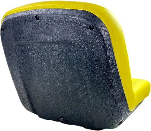 Vista 4 de E-AUC11476 DirectFit™ Asiento de respaldo alto amarillo (15") para John Deere 135, 145, D120, D125, D130, D140, D150, E120, E130, E140, E150,+++