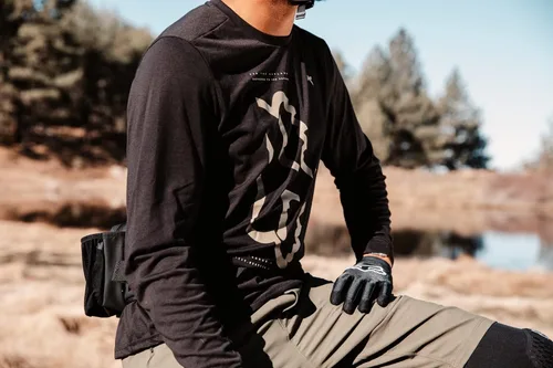Vista 3 de Fox Racing Camiseta Ranger Dri Release LS Mountain Bike para hombre
