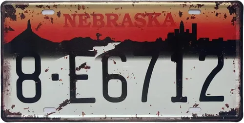 Vista 34 de Placa de matrícula de aluminio de Alabama, decoración de auto novedosa, placas de matrícula decorativas de 12"x6" para el frente del auto, placa