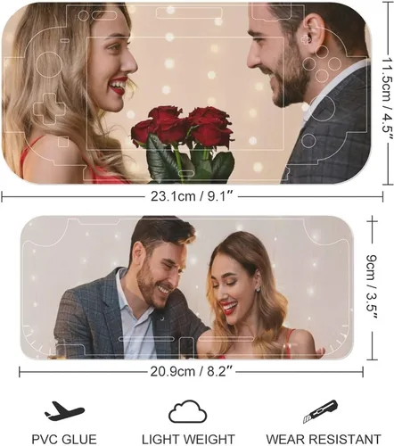 Vista 2 de Calcomanía personalizada para Nintendo Switch Lite, protector de placa frontal protectora, juego completo de calcomanías compatibles con Nintendo