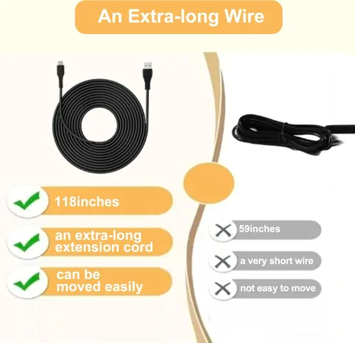 Vista 7 de Almohada masajeadora de cuello 3 en 1, masajeador de tracción con masaje de compresión caliente, almohada de masaje joroba de cuello con cable extra