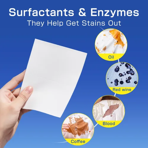 Vista 4 de Soulink Hojas de detergente para ropa con aroma a ropa recién lavada 240 cargas, tiras de detergente ecológicas para viajes y hogar - Sin envases