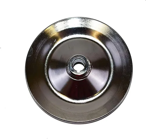 Vista 2 de A-Team Performance - Polea de bomba de dirección asistida - Bomba Saginaw de ranura única de acero Key-Way 5/8" orificio del chavetero - Compatible