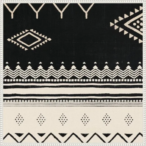 Vista 17 de Amanti Art Framed Canvas Wall Art 30x30 Geo Textile Crop II by Victoria Barnes, Framed Wall Art Canvas, Abstract Artwork, Modern Decor, Large Poster