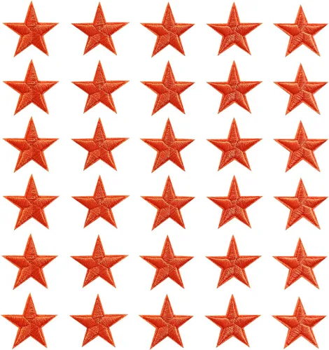 Vista 19 de 5 parches para planchar con estrellas negras, parches bordados para ropa, chaquetas, sombreros, mochilas, jeans (3.2 pulgadas)
