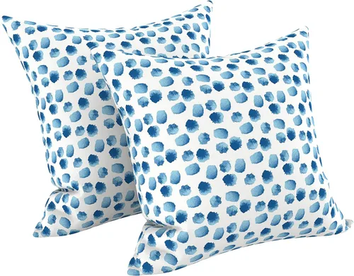 Vista 148 de LVTXIII - Juego de fundas para cojines de sofá o sillón de exteriores, para lumbar, no se decoloran, 2 unidades de 12" x 20", con relleno, estampado