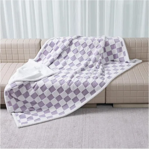 Vista 27 de Manta impermeable para mascotas, funda de cama para perro, sofá, elegante manta de jacquard para mascotas, para cachorros, gatos, lavable, Nube azul