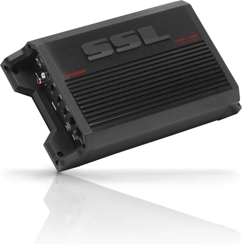 Sound Storm Laboratories CG1202 Charge Series Amplificador de audio para automóvil de 2 canales - 1200 de salida alta, 2-8 ohmios, entradas de nivel