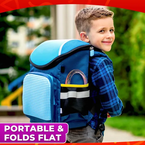 Vista 7 de 2 piezas de anillo de flujo giratorio de anillo de juguete de brazo – 5.1 pulgadas de color – Juguete de flujo de ansiedad cambiante con una