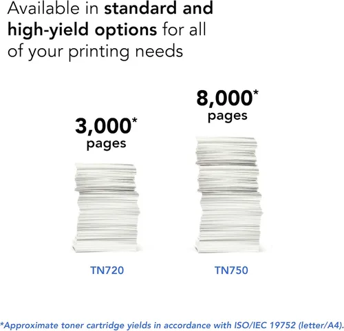 Vista 6 de Brother Printer TN720 Toner Cartridge Black (Pack of 3)