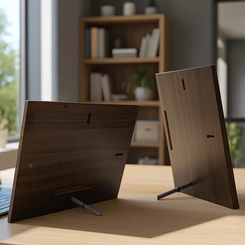 Vista 9 de Placa de madera personalizada vertical de 8 x 10 pulgadas para premios y trofeos, placa de premio personalizada para empleados del mes, regalos