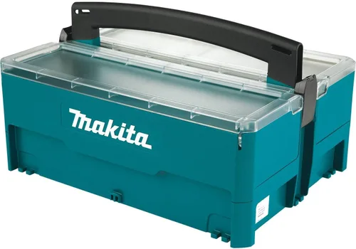 Vista 2 de Makita P-84137 MAKPAC Caja de almacenamiento entrelazada con insertos, 6-1/2" x 15-1/4" x 11-5/8" y P-84171 MAKPAC Insertos de caja