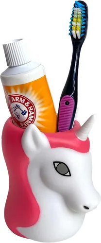 Vista 12 de Soporte para cepillo de dientes para niños Organizador de cepillo de dientes – Soporte para cepillo de dientes de silicona duradera