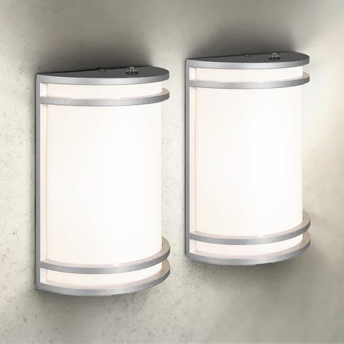 Vista 23 de ASD Lámpara LED de montaje en pared para exteriores e interiores de 10 pulgadas – Iluminación moderna de aplique de pared de bronce aceitado – 15W