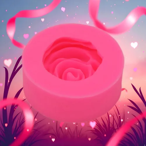 Vista 9 de Molde de silicona de flor de rosa de gran tamaño, moldes para dulces y chocolate, herramientas de decoración de pasteles de boda, moldes