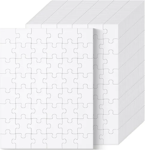 Vista 15 de Mr. Pen - Rompecabezas en blanco, paquete de 5, 100 piezas/paquete, 10.6" x 14.2" pulgadas, rompecabezas blanco, rompecabezas en blanco