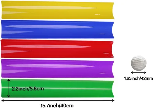 Vista 4 de KINDEN Team Building Exercise Activities Pipeline Kit Group Games, Half Pipes Indoor Outdoor Ice Breaker Group Learning Team Work Youth Sports for