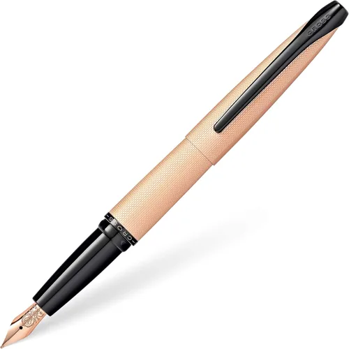 Vista 13 de Cross Pluma Fuente Recargable ATX Presentada en una Caja de Regalo de Lujo - Punta Media, Tinta Negra, Basalto Negro