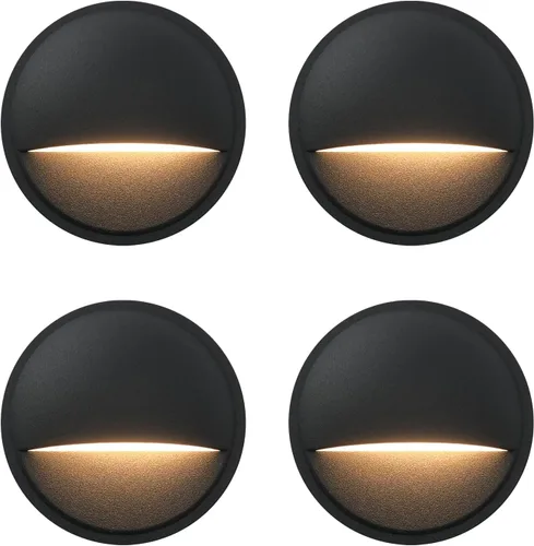 Vista 9 de GKOLED Luces de Poste de Cubierta de Bajo Voltaje, Accesorio de Iluminación LED para Paisajismo de Escalones de Escalera y Cerca, Luz de Aluminio