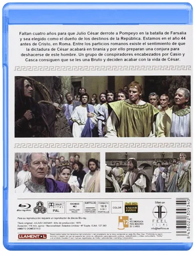 Vista 2 de Julius Caesar (1970) Blu-Ray, Reg.ABC Import - Spain