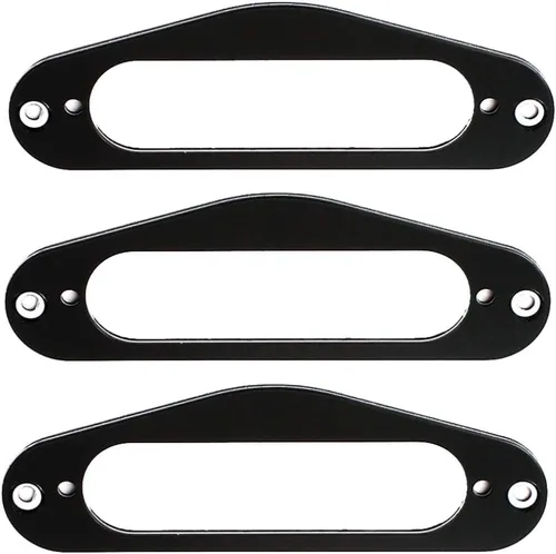 Vista 6 de EXCEART Anillo de montaje de marco de recogida de bobina única para guitarras eléctricas estilo Tl Guitarras Guitarras Pastilla Anillo de repuesto