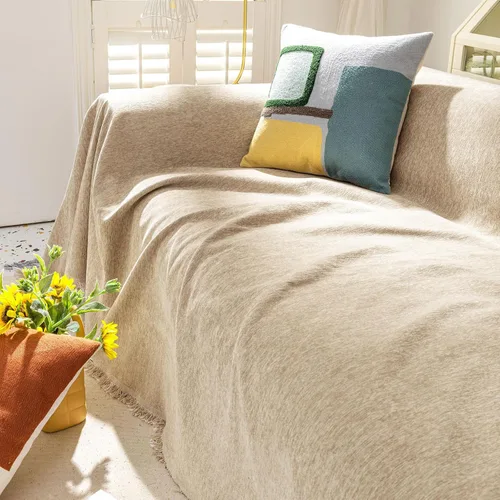 Vista 142 de VClife - Funda para sofá de 3 plazas o en forma de L, antideslizante, lavable, apta para perros, suave, protectora, que no se frisa, negro, 71 x 134