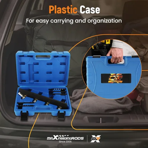 Vista 8 de maXpeedingrods Kit de herramientas de instalación de extracción de inyector de combustible, kit de extractor de inyector de combustible compatible