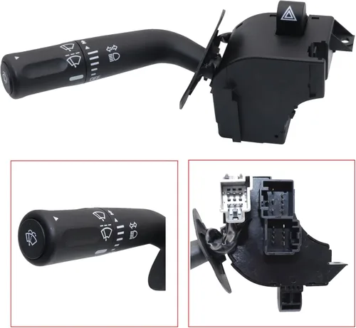 Vista 4 de GXARTS Columna de dirección de coche, faros delanteros, intermitente, atenuador, combinación de interruptor multifunción 4L3Z13K359AAA, apto