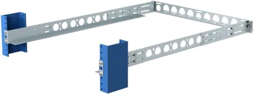 RackSolutions Kit de riel universal de montaje en rack de 1U y 2 postes para todos los servidores con barra de gestión de cables - Dell HP IBM Lenovo
