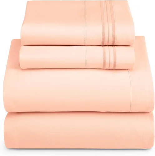 Vista 7 de Hearth & Harbor Sábanas de tamaño individual – Juego de sábanas de 3 piezas, sábanas de lujo de doble cepillado para hotel, sábanas y fundas