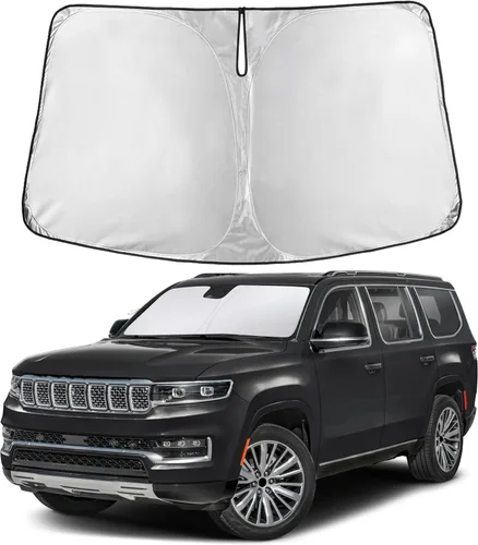 Vista 229 de EcoNour - Parasol plegable para parabrisas de Toyota Tacoma 2016-2025 2026, accesorios para camioneta de 2 puertas y 4 puertas, protector de visera
