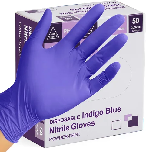 Vista 8 de Guantes de nitrilo PElPU, desechables para limpieza, sin polvo, sin látex, guantes protectores no estériles