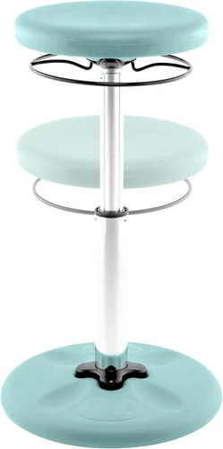 Vista 79 de Kore - Silla de altura ajustable, asiento activo para niños, adolescentes: Mejor que una pelota de equilibrio, asientos flexibles para aula.
