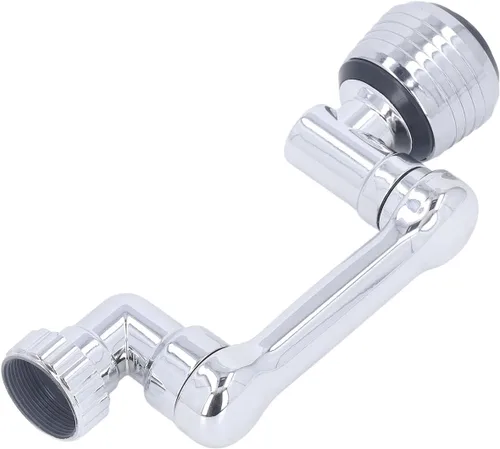 Vista 2 de Extensor de grifo para lavabo de baño con 3 puertos ABS accesorio para lavado facial