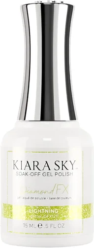 Vista 13 de KIARA SKY Esmalte de gel DiamondFX Reflective Glitter Soak Off con efecto de polvo Sparkle Diamond 0.5 fl oz, Beets It (morado)