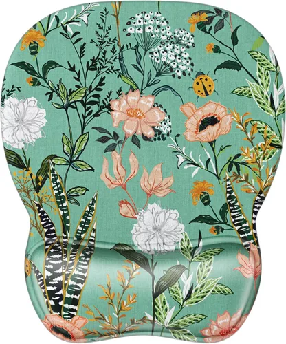 Vista 11 de MROCO Alfombrilla ergonómica para mouse con reposamuñecas de gel, superficie de soporte de muñeca suave, base de poliuretano antideslizante