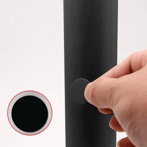 Vista 7 de Calcomanías autoadhesivas para agujeros de tornillo, 5 hojas/270 unidades, cubiertas adhesivas de PVC para tornillos a prueba de polvo, para muebles
