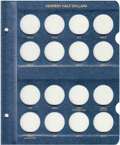 Vista 3 de Whitman US Kennedy Álbum de monedas de medio dólar 1964 - 2002 #9127