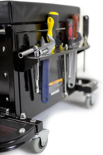 Vista 4 de WEN GG1350 - Asiento de cofre con herramienta de balanceo para garaje con capacidad de 350 libras